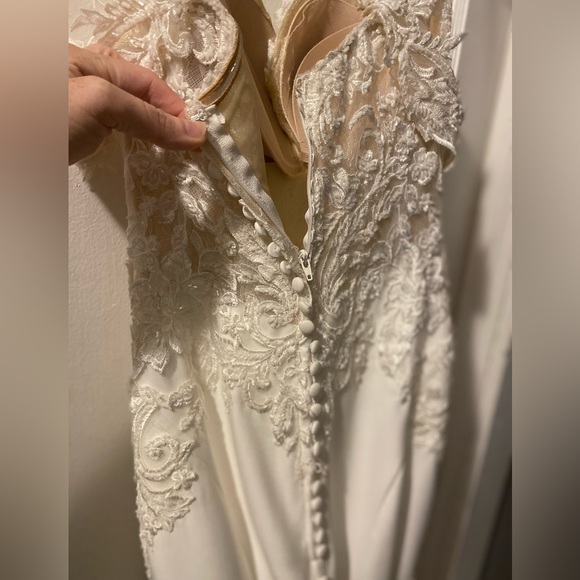 Sophia Tolli Australia Caspian Ivory wedding gown size 6 - Picture 8 of 12